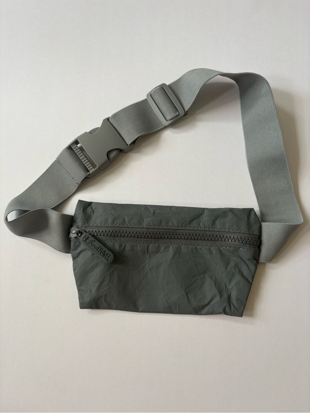 Hi Love Travel Fannie Invisible Pack Grey Lightweight Hike Travel Belt Bag Fanny